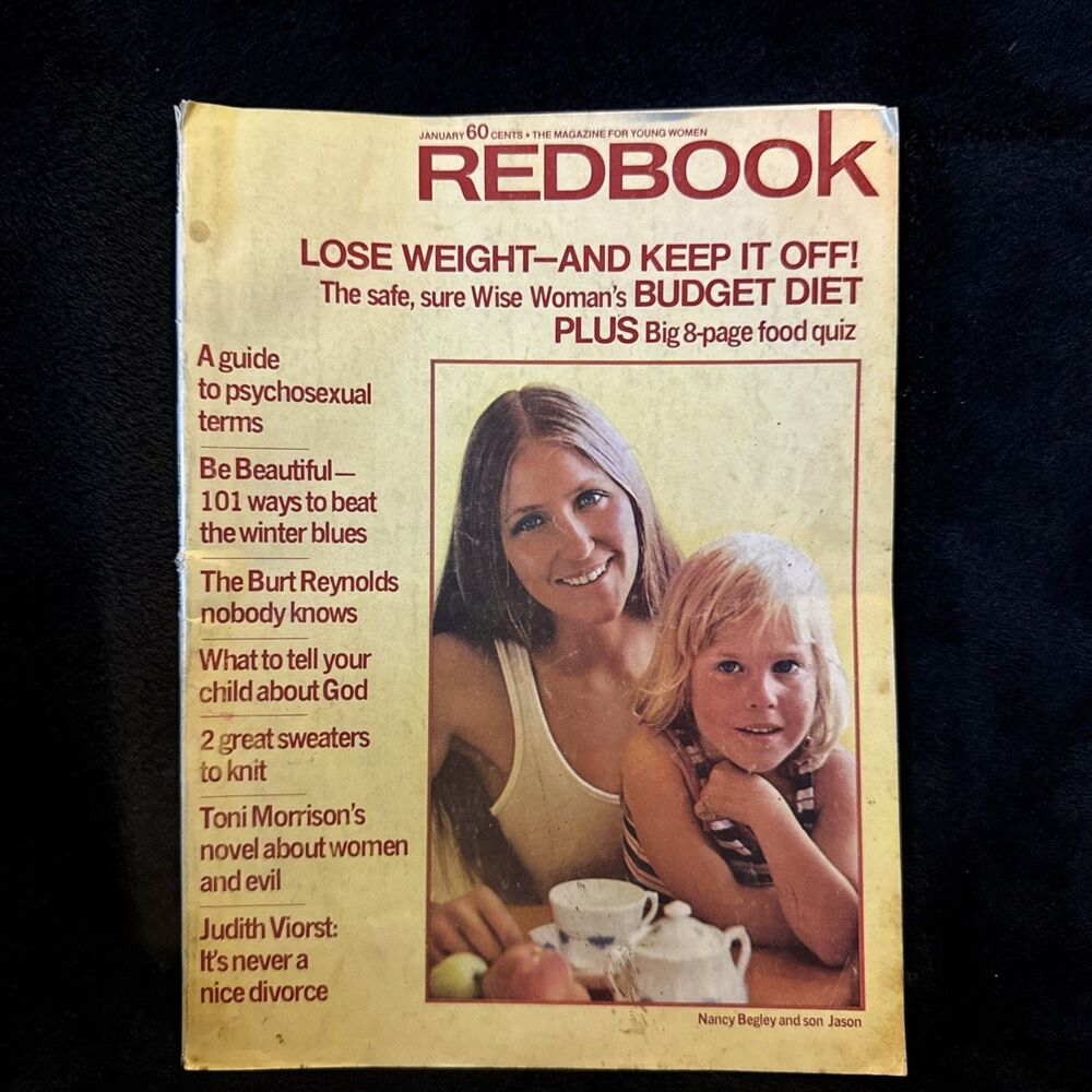 Vintage RedBook magazine Jan 1974 Retro Virginia Slims Kent Revlon Milk Plus Ads